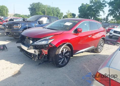 2022 Nissan Murano Sl Intelligent Awd from USA, damaged, VIN 5N1AZ2CS9NC126233